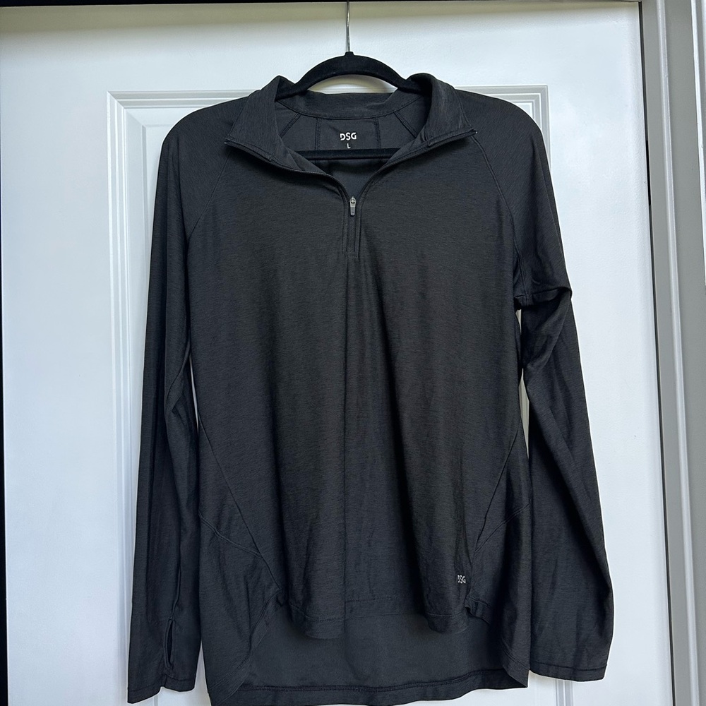 DSG Charcoal Quarter-Zip Pullover